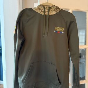 NFL Giants Camouflage Olive Hoodie